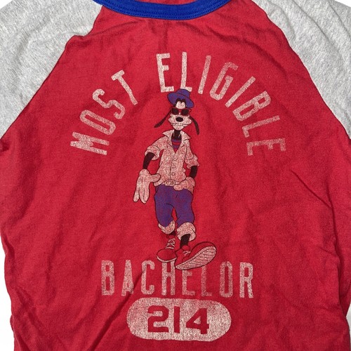 Preowned- Gap x Disney L/S Goofy Graphic Shirt Boys (Size S) - Picture 3 of 6