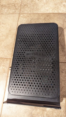 ŚWIETNY STAN: NetGear N600 Kabel Wi-Fi Modem Router - czarny (model: C3700v2) - Zdjęcie 10 z 10