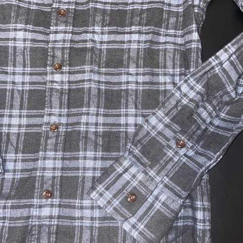 Faherty Stretch Featherweight Flannel Shirt Organic Hudson Street plaid XSmall - Picture 4 of 8