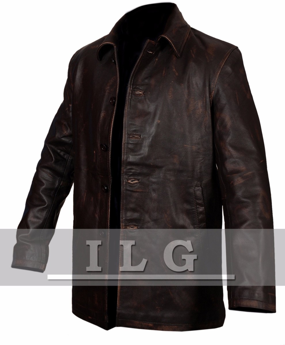 Supernatural Dean Winchester distressed leather jacket-BNWT-ALL