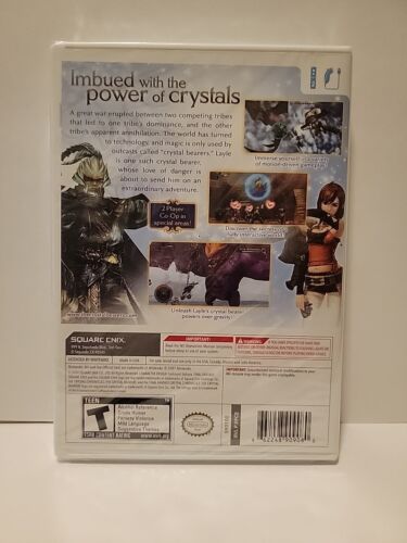 FINAL Fantasy Crystal Chronicals: Crystal Bearers Nintendo Wii New Sealed - Picture 2 of 3