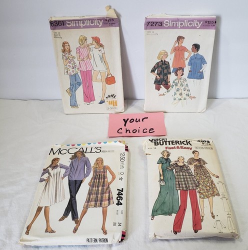 Maternity Sewing Pattern Size 14 * Your CHOICE* Simplicity McCalls Butterick - Picture 1 of 16