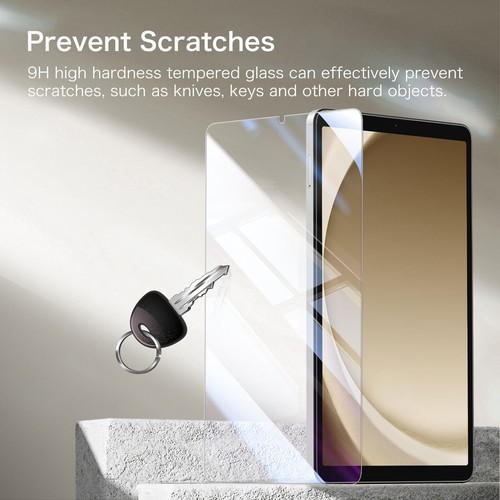 2Pcs Tempered Glass Screen Protector for Samsung Galaxy Tab A9 /Tab A7 lite 8.7" - Picture 10 of 11