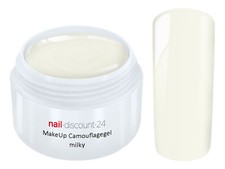UV LED Gel MAKE UP CAMOUFLAGE MILKY French Farbgel Cover Modellage Aufbau Tips