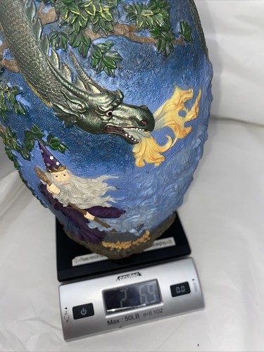 Vintage Dungeons and Dragons Wizard Dragon Vase Fantasy - Bild 13 von 13