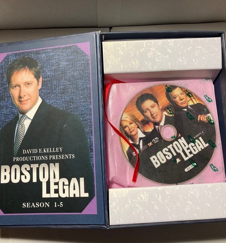 BOSTON LEGAL Seasons 1 2 3 4 & 5 DVD 1-5 TV Series, R1 ,William Shatner Complete - Picture 5 of 5