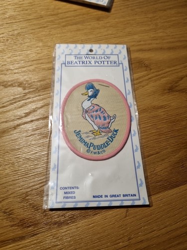 BEATRIX POTTER JEMIMA PUDDLE-DUCK PATCH, 1990, MINT SEALED