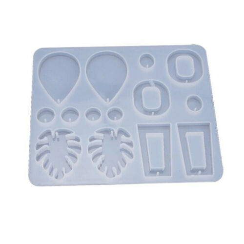 Silicone Earring Pendant Jewelry Mold Resin Casting Mould Tool DIY Epoxy Making - Picture 3 of 5