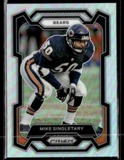 2023 Panini Prizm Mike Singletary Silver Prizm #54 Chicago Bears