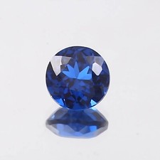AAA Natural Ceylon Cornflower Blue Spinel Loose Round Gemstone Cut 6x6 MM