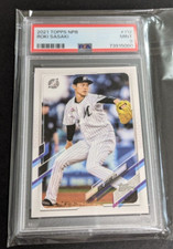 Roki Sasaki  2021 Topps NPB Chiba Lotte Marines  PSA Mint 9#112