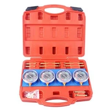 4 Cylinder Motorcycle Fuel Vacuum Carburetor Synchronizer Gauge Carb Sync Tool