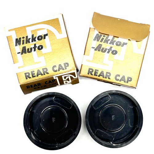 MINT PRIMISSIMO NIKON NIIKKOR-AUTO NIPPON KOGAKU COPRIOBIETTIVO POSTERIORE F scatola GIAPPONESE - Foto 5 di 8