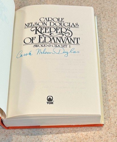 Carole Nelson DOUGLAS -- Keepers of Edanvant (Sci Fi) -- 1987 SIGNED 1st Ed HC - Bild 4 von 4
