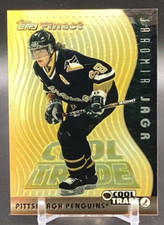 1996 Topps Finest Hockey Jaromir Jagr Cool Trade Refractor Insert #20