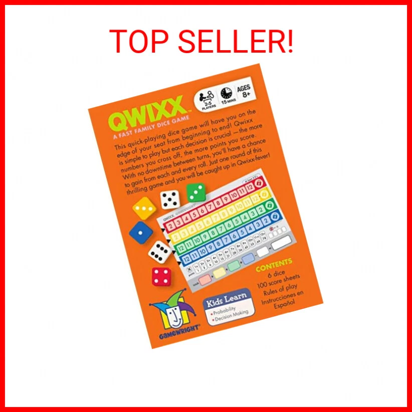 Qwixx The Card Game A Fast Family Card Game