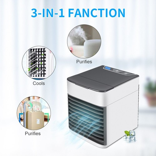 MINI CONDIZIONATORE PORTATILE VENTILATORE CLIMATIZZATORE AD ACQUA ARTIC NUOVO - Foto 7 di 19
