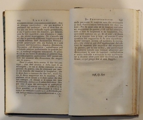 Historischer und algebraischer Essay über die Bastionen von Luigi Marini Rom 1801 Mängel  - Bild 6 von 6