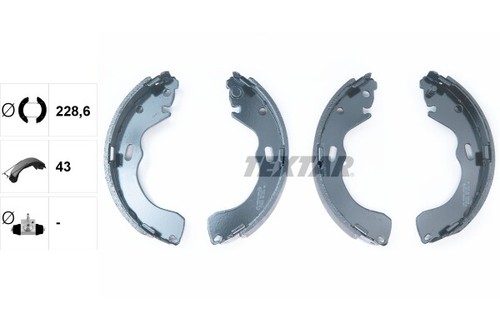 TEXTAR 91055500 Brake Shoe Set for MAZDA - Bild 2 von 3