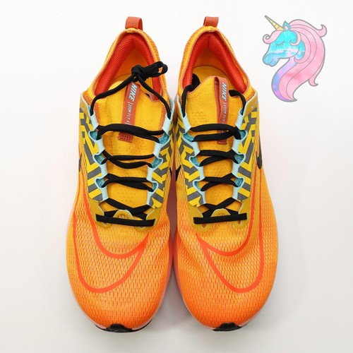Nike Zoom Fly 4 Running Shoes Gold Black Orange DO2421 739 Men’s Size 11.5 - Picture 6 of 11