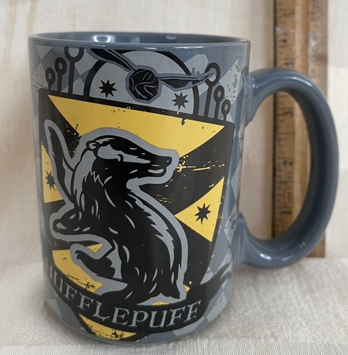 Harry Potter Hufflepuff Mug Zak Designs Coffee Cup Yellow Black