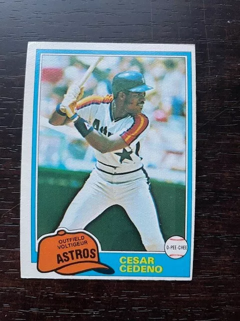 Cesar Cedeno trading card