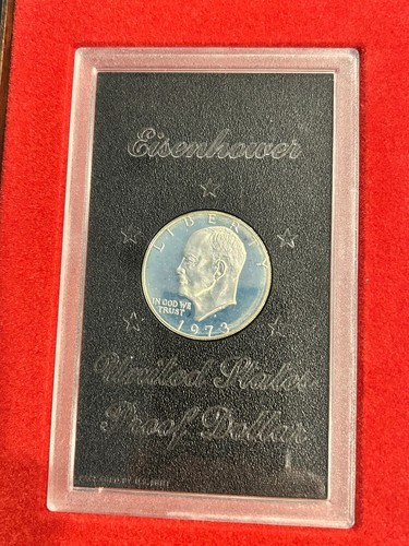 1973 S. Eisenhower Dollar 40% Silver - Proof in OGP - Picture 3 of 3