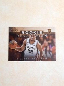 Malaki Branham #6 - 2022/23 Panini Select Rookie Revolution Silver Prizm Card.