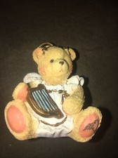 Cherished Teddies 912980 Angel With Harp Christmas Ornament