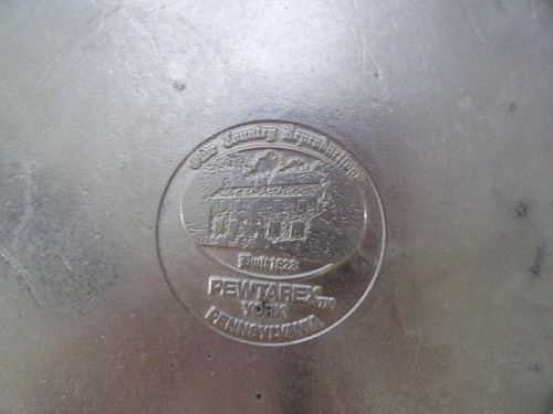 Vintage Pewterex Serving Platter Tray 14-1/2" Heavyweight Detail Design USA b23 - Picture 3 of 7