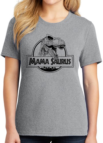T-Shirt Mamasaurus T-Rex Dinosauro Occhiali da Sole Festa della Mamma Regalo Compleanno Amore Mamma - Foto 1 di 8