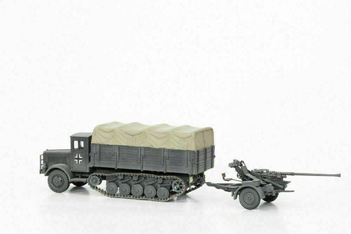 MERCEDES 4500 R+FLAK 37 Wespe Models 1:48 resin truck + cannon ready built 48042 - Picture 2 of 4