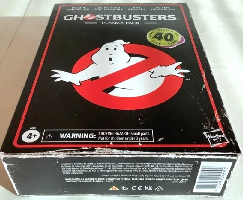 NOVO Hasbro G0405 Ghostbusters PACOTE PLASMA O-Ring 40º Aniversário Figuras 3,75 polegadas - Imagem 3 de 4