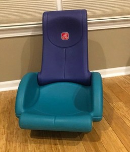 Details About Vintage Step 2 Rock N Fold Chair For Gaming Camping Tv Lounging Folding Step 2