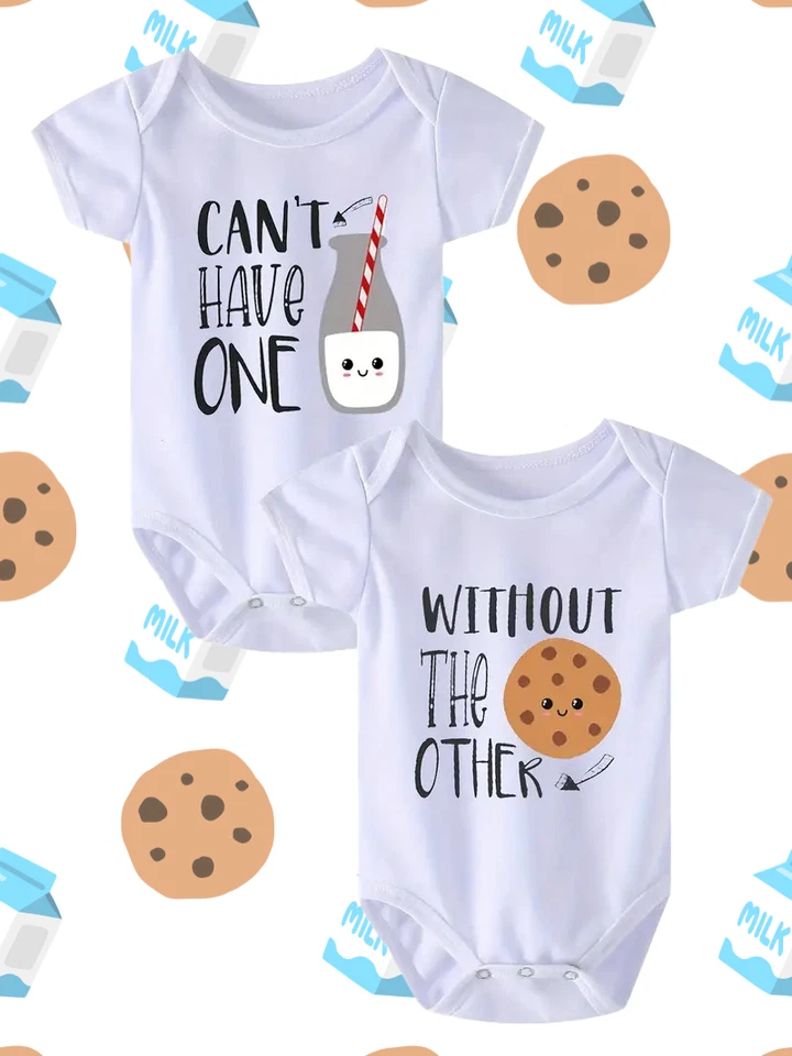Juego de body de 2 piezas de leche y galletas - de 6 meses a 24 meses Foto 2 de 4