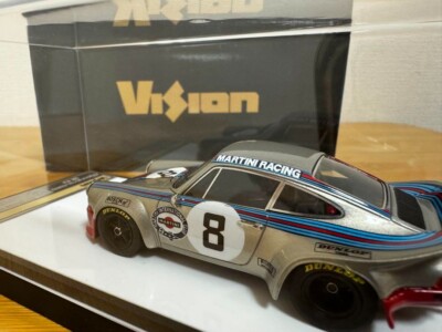 【VISION】Porsche 911RSR Martini Racing #8 Used VISION Porsche 911 RSR Martini Racing 1973 No.8 1/43