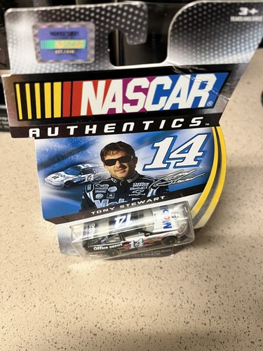 TONY STEWART #14 2012 Office Depot /Mobil 1 NASCAR Authentics 1:64 Diecast - Picture 2 of 3