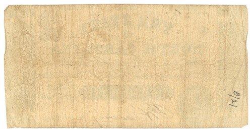 1861 State of North Carolina, Raleigh, NC $2 Note No.2691 CR21 (59496) - Picture 2 of 2