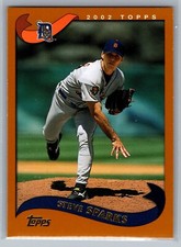 2002 TOPPS CARD # 626 Steve Sparks - Detroit Tigers