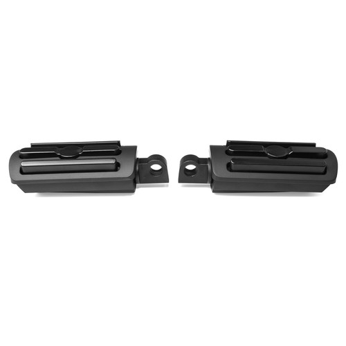 2x Black Foot Pegs (L&R) For Harley Davidson VRSCD VRSCD Night Rod 2006-2008 - Picture 2 of 6