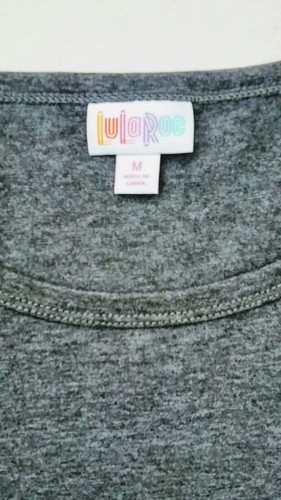 LuLaRoe Talla M - NUEVO JULIA Para mujeres Elegante Color Bloque Gris Negro Vestido Vaina Lápiz - Imagen 4 de 4