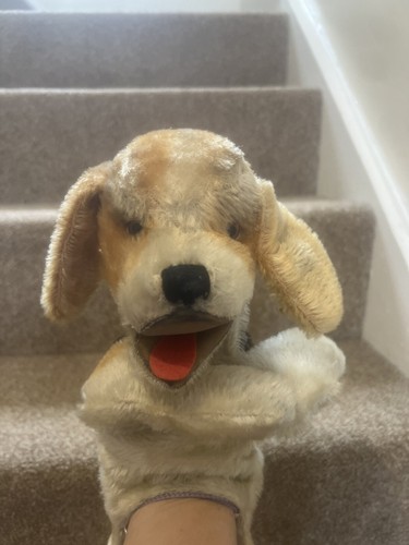 Steiff Dog Rare Terrier Hand Puppet Vintage