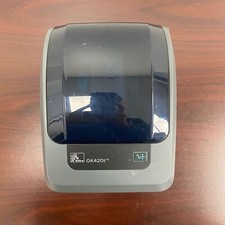 ZEBRA GK420T THERMAL TRANSFER LABEL PRINTER GK42-102210 w / ETHERNET