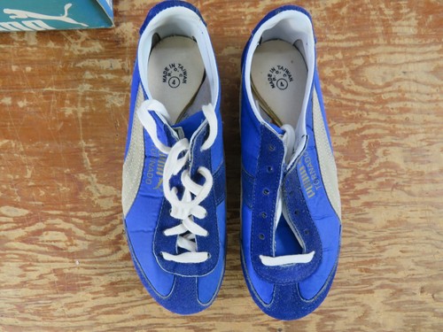 Zapatos de Pista Puma Tornado 0200 De Colección Picos Para Hombre Talla 4 Azul Con Caja - Imagen 7 de 11