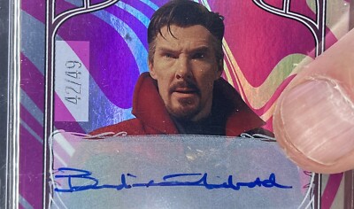 2023 Doctor Strange Upper Deck Auto Benedict Cumberbatch /49 Pure