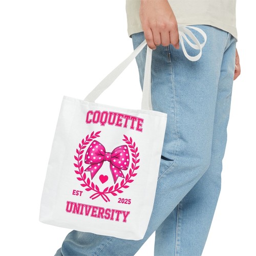 Coquette Tote Bag - Stylish, Trendy, Fashionable, Chic, Elegant, Accessory - Bild 8 von 17