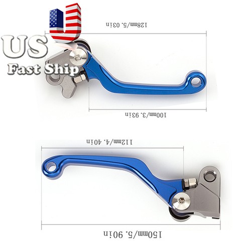For SUZUKI RMZ250 2005-2006 Pivot Bike Brake Clutch Lever YAMAHA YZ426F YZ450F - Picture 12 of 17