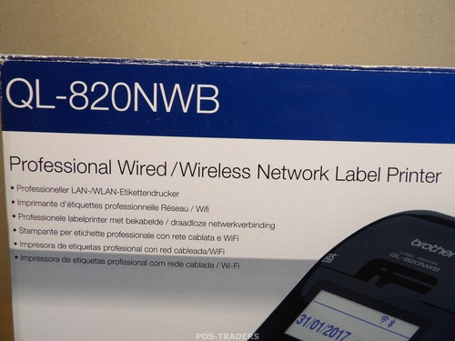 Brother QL-820NWB Thermal Label Barcode Printer WiFi Bluetooth - IN BOX + PS - Bild 8 von 8