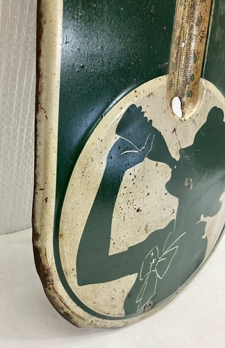 Getränk Coca Cola Thermometer Silhouette Mädchen Deko Dame Schild 1940 fehlt Stat 16" - Bild 10 von 15