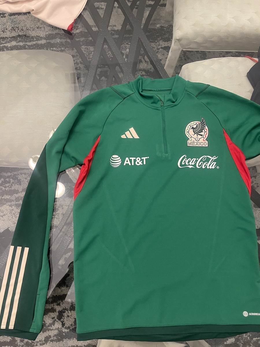 Adidas Mexico National Team 2023 Green 3/4 Zip Training